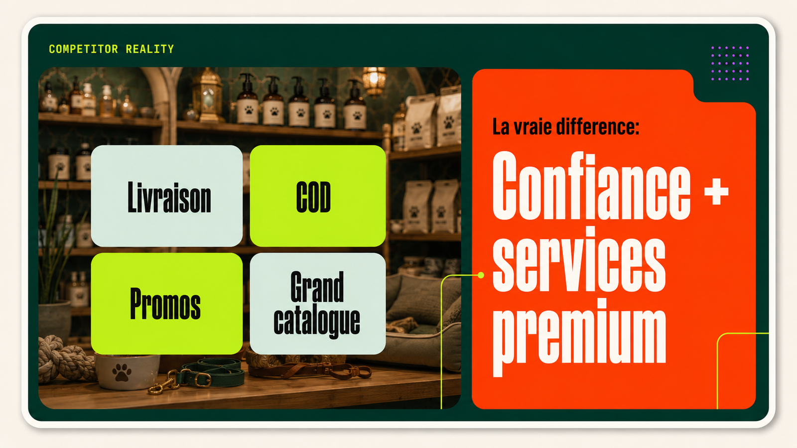 Competitor reality slide