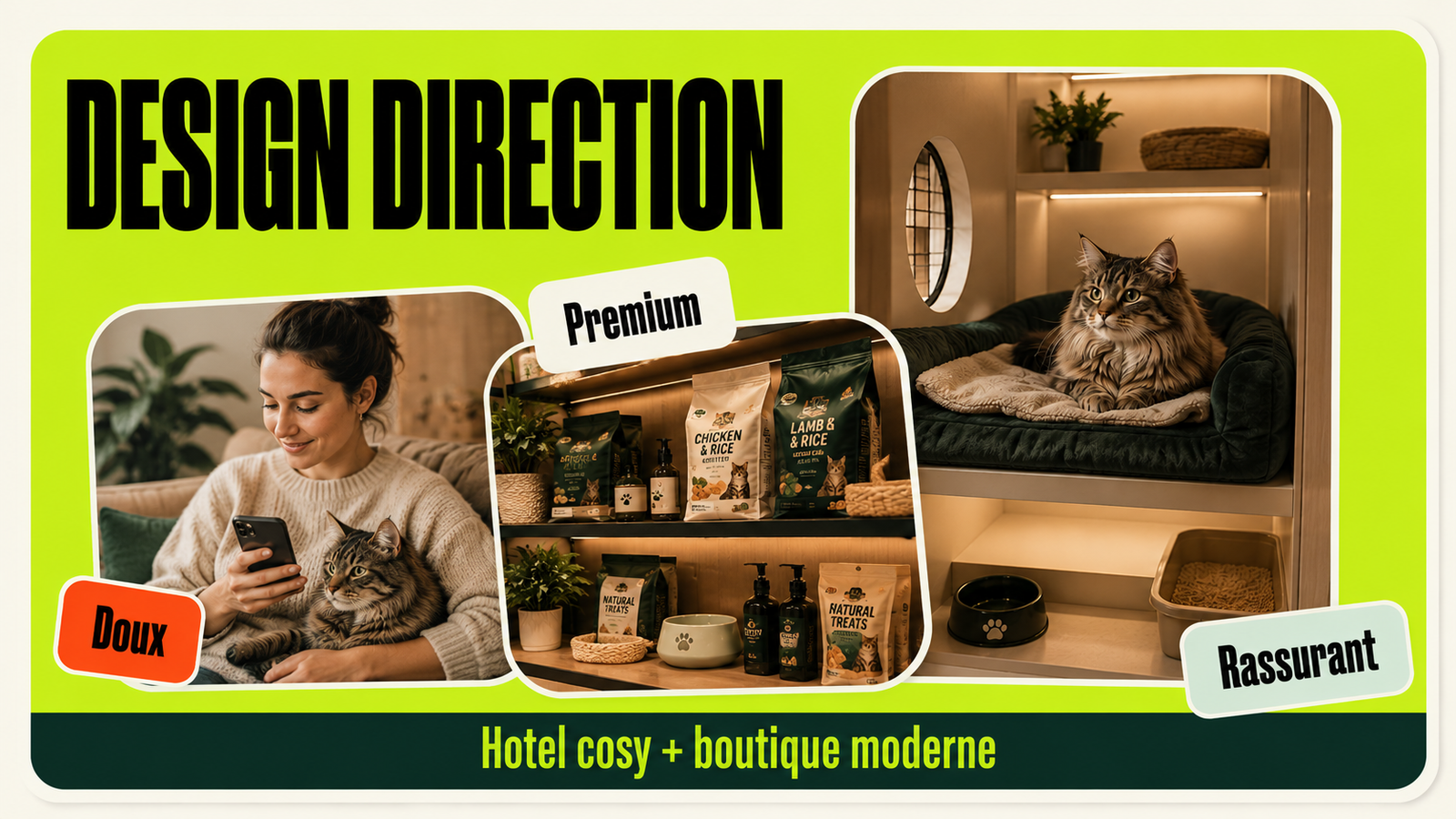 Visual direction slide